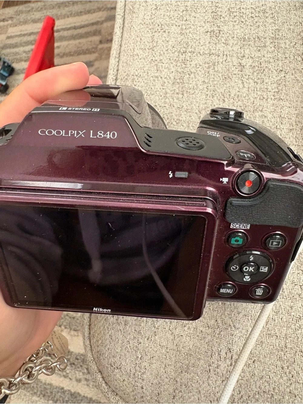 Nikon COOLPIX L840 16MP Digital Camera 38x Optical Zoom Plum Purple w/ Box